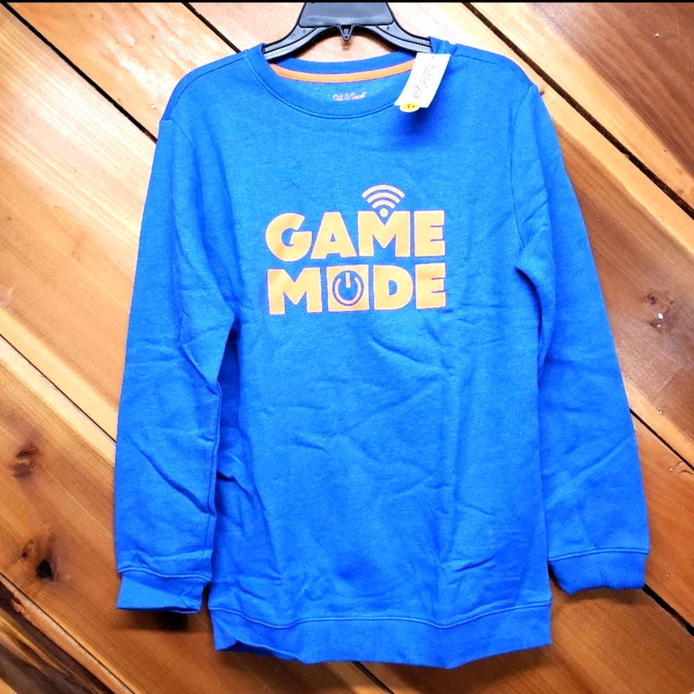 Cat & Jack Kids long sleeve game mode sweatshirt